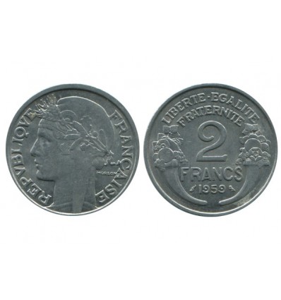 2 Francs Morlon Aluminium Cinquième République