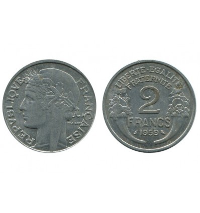 2 Francs Morlon Aluminium Cinquième République