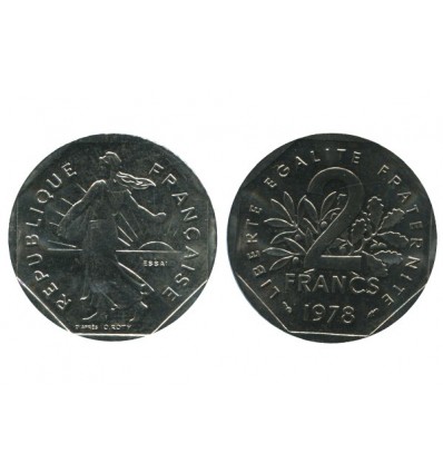 2 Francs Semeuse Essai Nickel