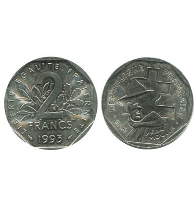 2 Francs Jean Moulin