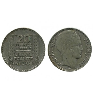 20 Francs Turin Troisième République