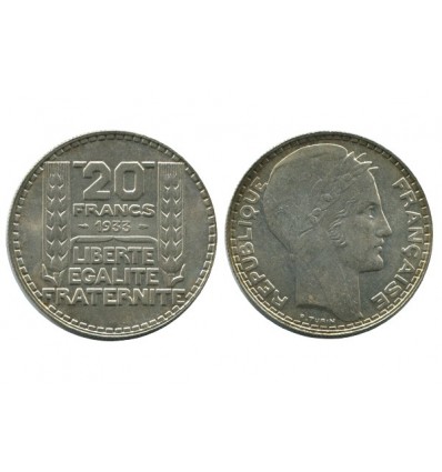 20 Francs Turin Troisième République