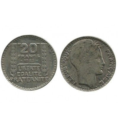 20 Francs Turin Troisième République