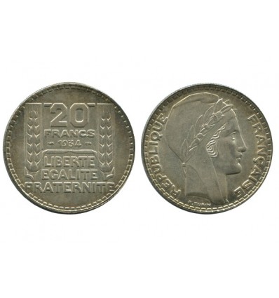 20 Francs Turin Troisième République