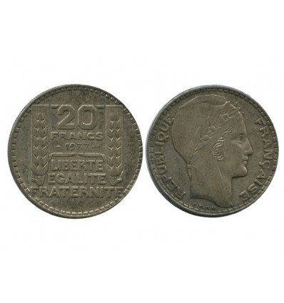 20 Francs Turin Troisième République