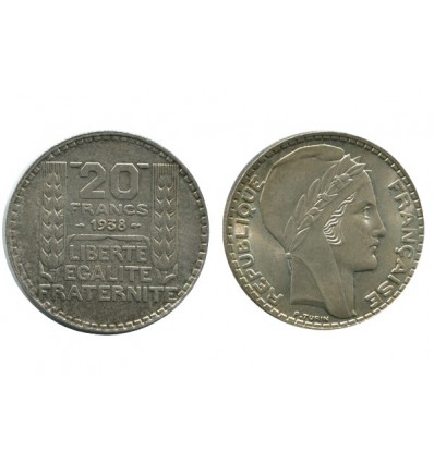 20 Francs Turin Troisième République