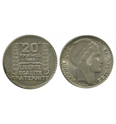 20 Francs Turin Troisième République