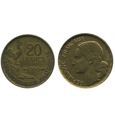 20 Francs Georges Guiraud Quatrième République