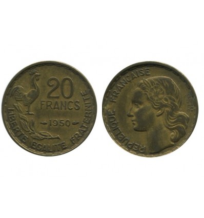 20 Francs Georges Guiraud Quatrième République