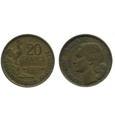 20 Francs Georges Guiraud Quatrième République