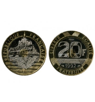 20 Francs Mont Saint Michel