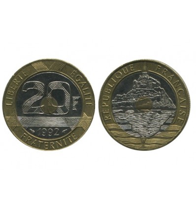 20 Francs Mont Saint Michel