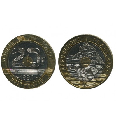 20 Francs Mont Saint Michel