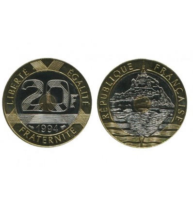20 Francs Mont Saint Michel