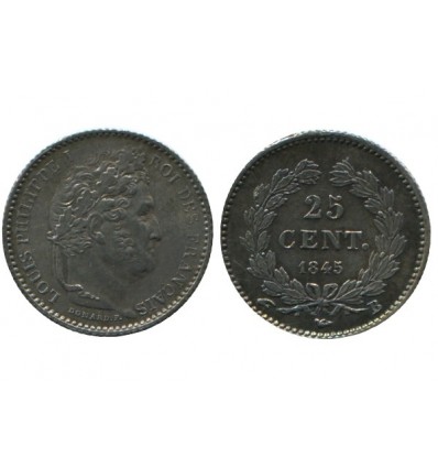 25 Centimes Louis Philippe Ier