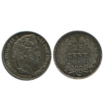 25 Centimes Louis Philippe Ier