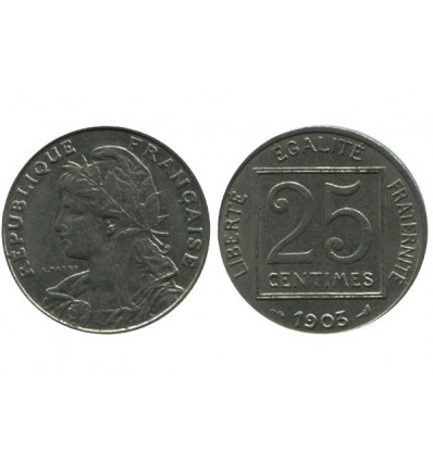 25 Centimes Patey Premier type