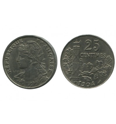 25 Centimes Patey Deuxième type