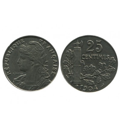 25 Centimes Patey Deuxième type