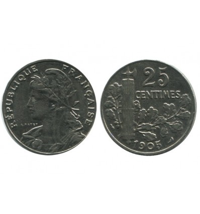 25 Centimes Patey Deuxième type