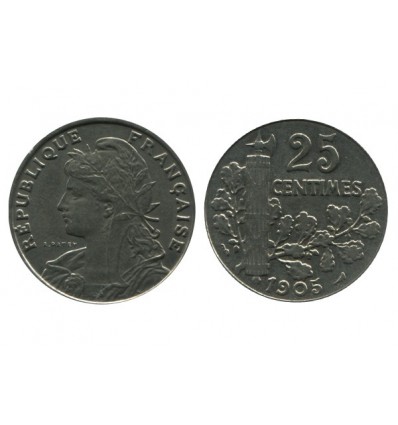 25 Centimes Patey Deuxième type