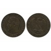 5 Centimes Napoleon III Tête Nue Deuxième Empire