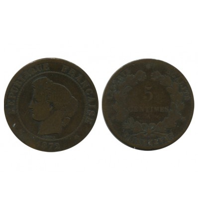 5 Centimes Ceres Troisième République