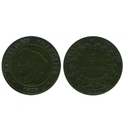 5 Centimes Ceres Troisième République