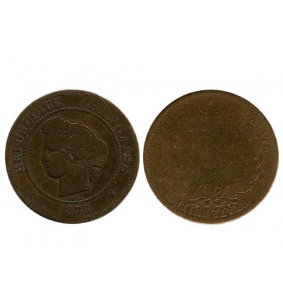 5 Centimes Ceres Troisième République