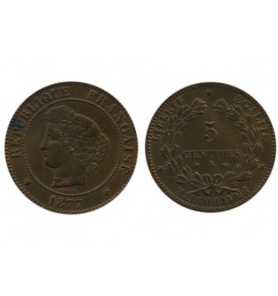 5 Centimes Ceres Troisième République