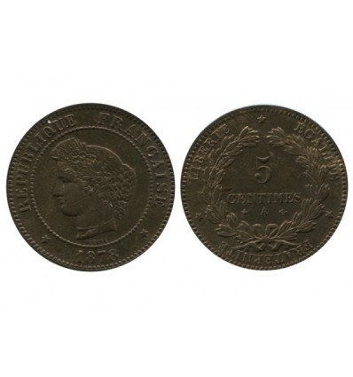 5 Centimes Ceres Troisième République
