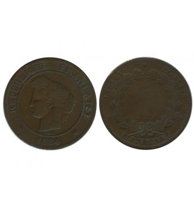 5 Centimes Ceres Troisième République