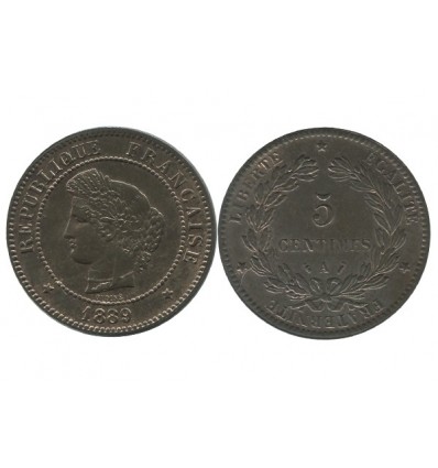 5 Centimes Ceres Troisième République