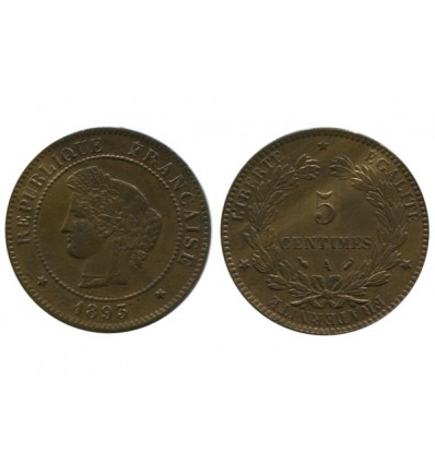 5 Centimes Ceres Troisième République