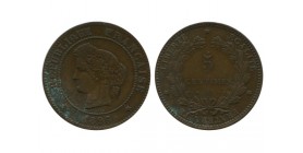 5 Centimes Ceres Troisième République