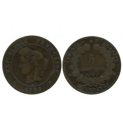 5 Centimes Ceres Troisième République