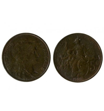 5 Centimes Dupuis Troisième République