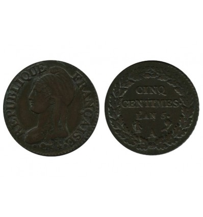 5 Centimes Dupre Directoire