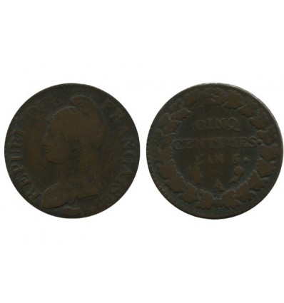 5 Centimes Dupre Directoire