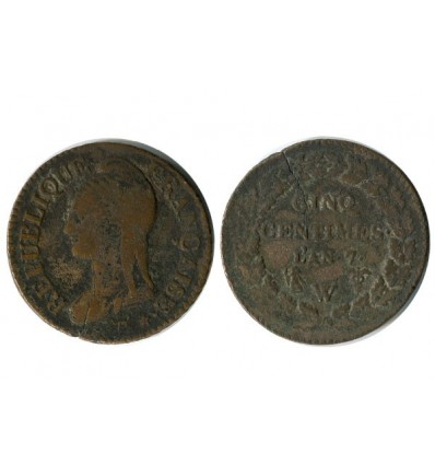 5 Centimes Dupre Directoire