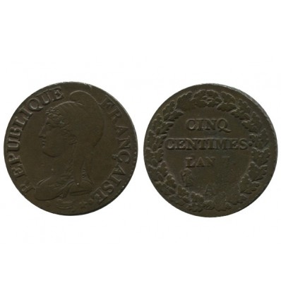 5 Centimes Dupre Directoire