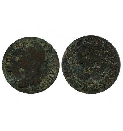 5 Centimes Dupre Directoire
