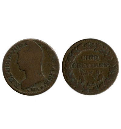 5 Centimes Dupre Directoire et Consulat