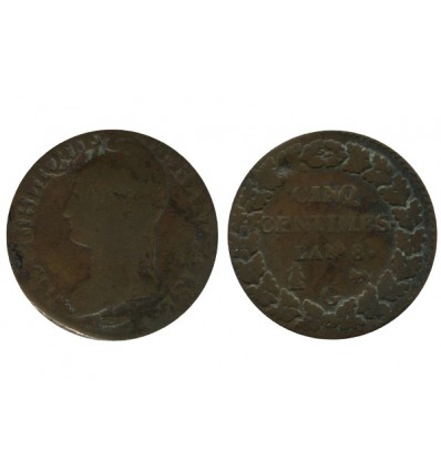 5 Centimes Dupre Directoire et Consulat