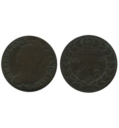 5 Centimes Dupre Directoire et Consulat