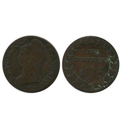 5 Centimes Dupre Directoire et Consulat