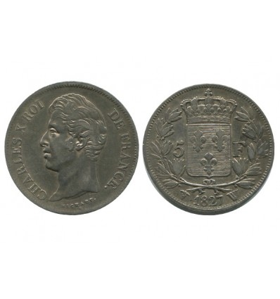 5 Francs Charles X 2ème type