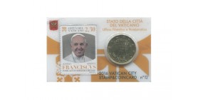 50 Centimes Coincard Timbre vatican