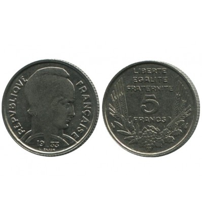 5 Francs Bazor Troisième République