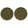 5 Francs Lavrillier Bronze Aluminium Gouvernement Provisoire